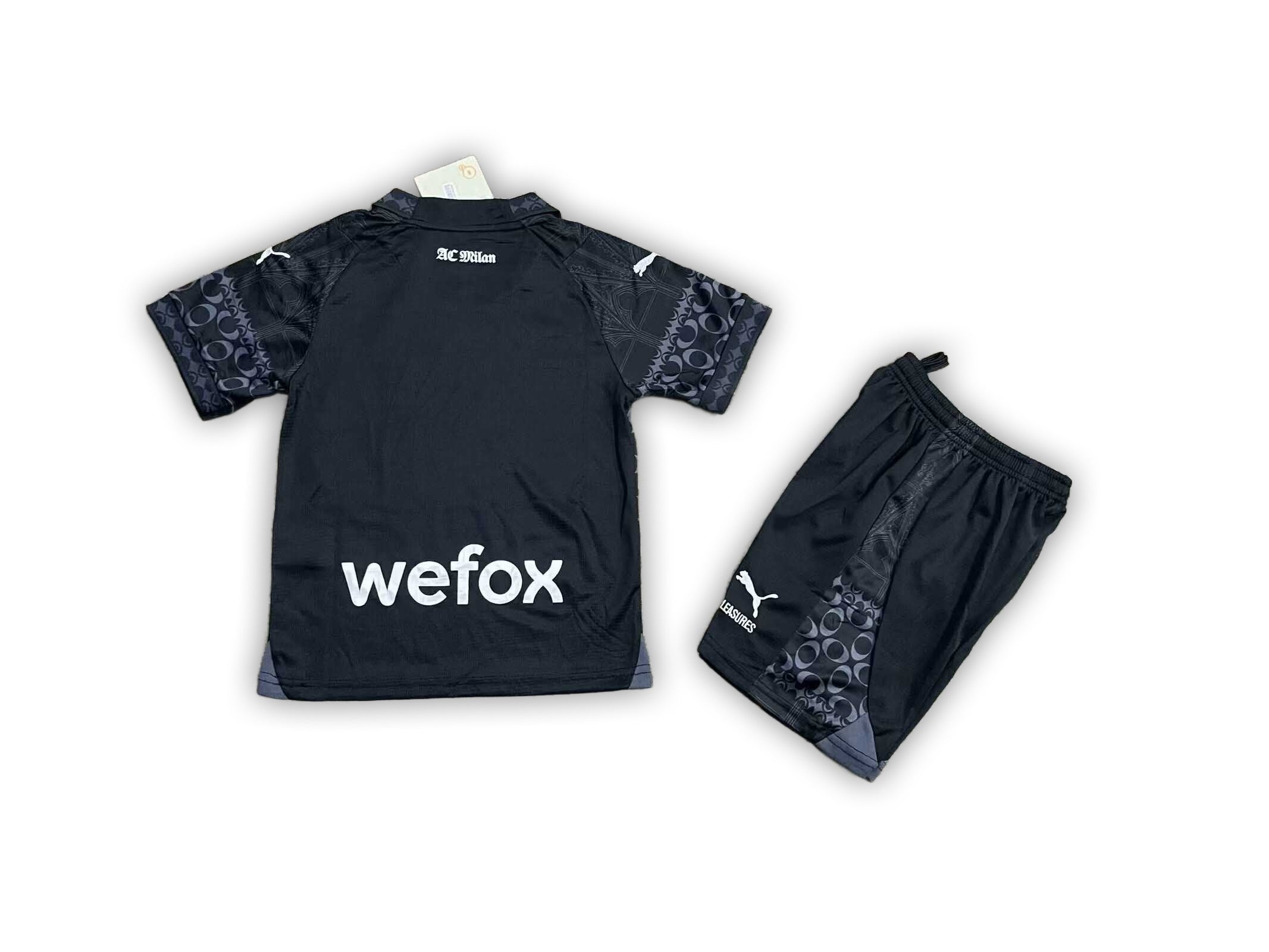 AC Milan Puma x Pleasures 2024/25 Away Kids