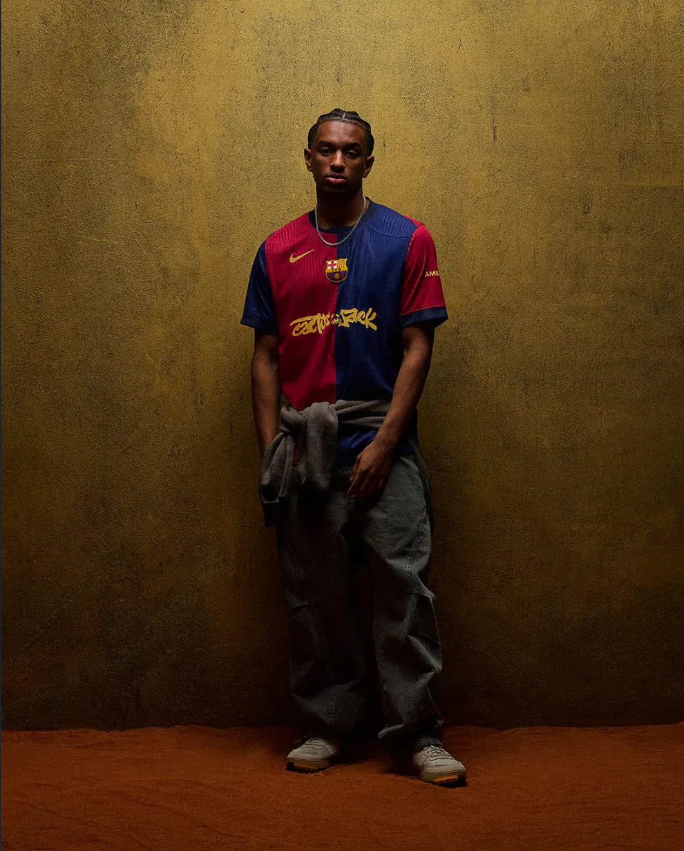 Barcelona 2024/25 Home x Travis Scott Special Player Version
