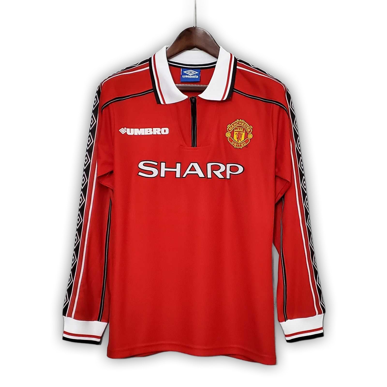 Manchester United 1998/99 Home Long Sleeve
