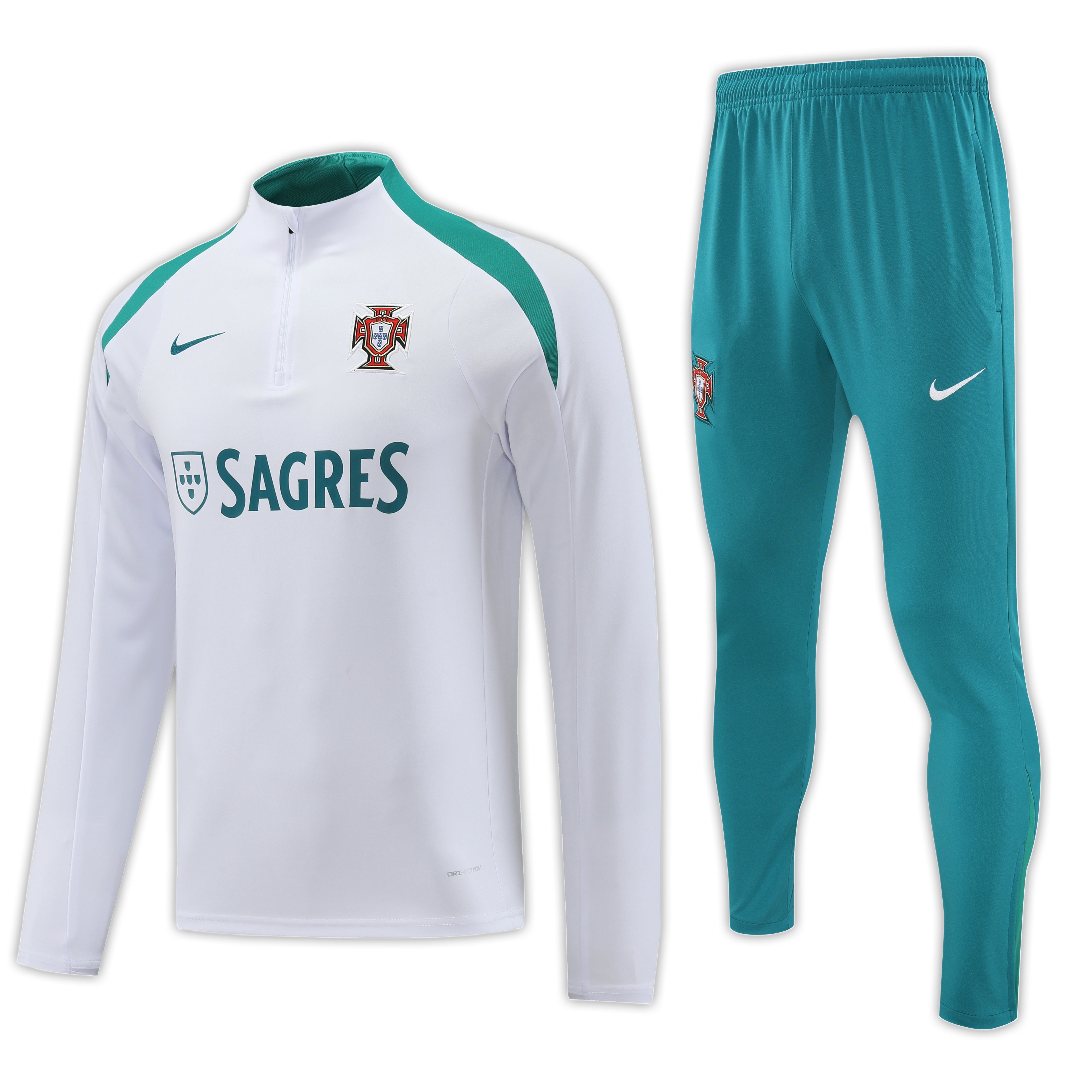 Portugal 2024/25 White Tracksuit