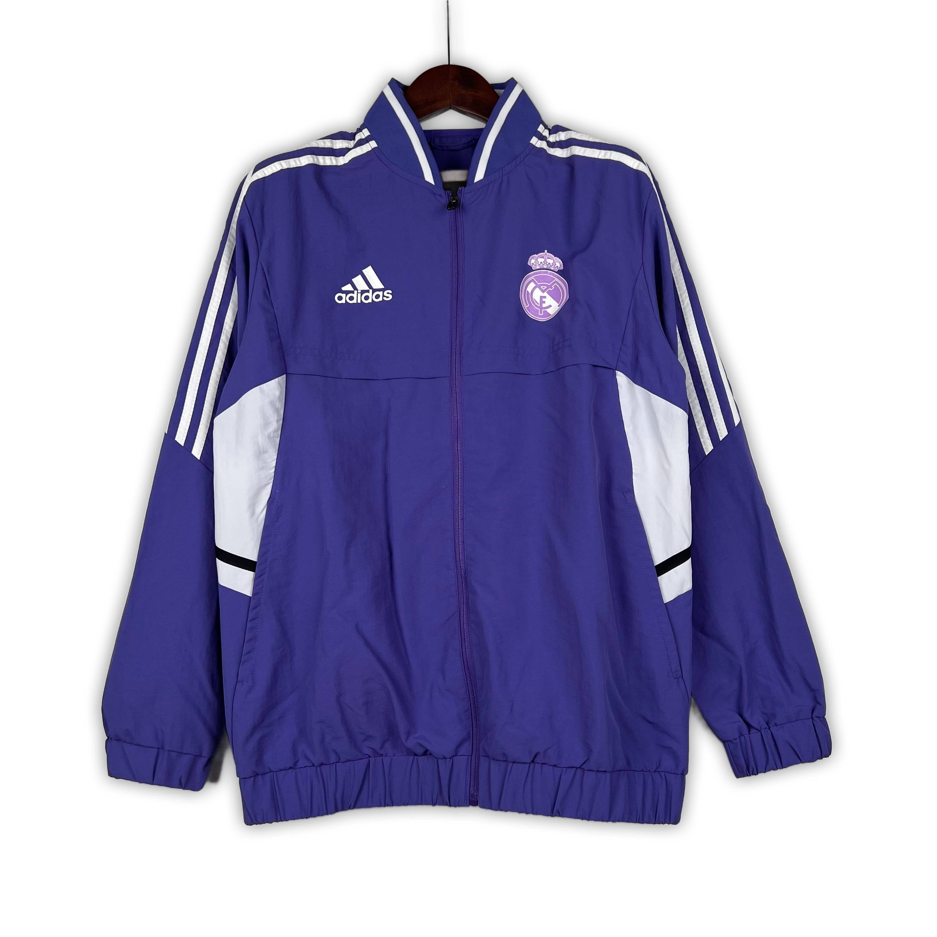 Real Madrid 2023 Purple Windbreaker