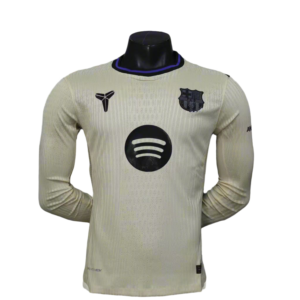 Barcelona 2025/26 Away Player Version Long Sleeve