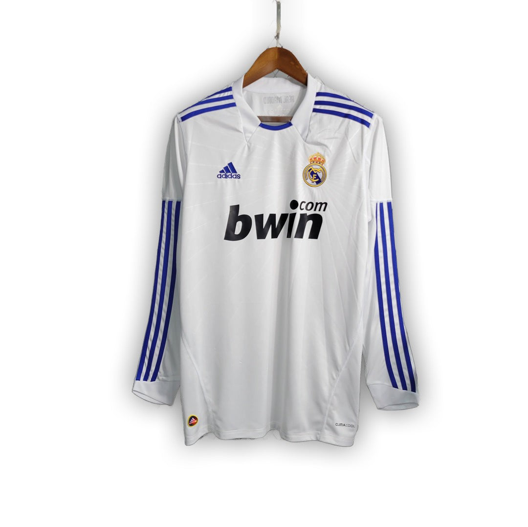Real Madrid 2010/11 Home Long Sleeve