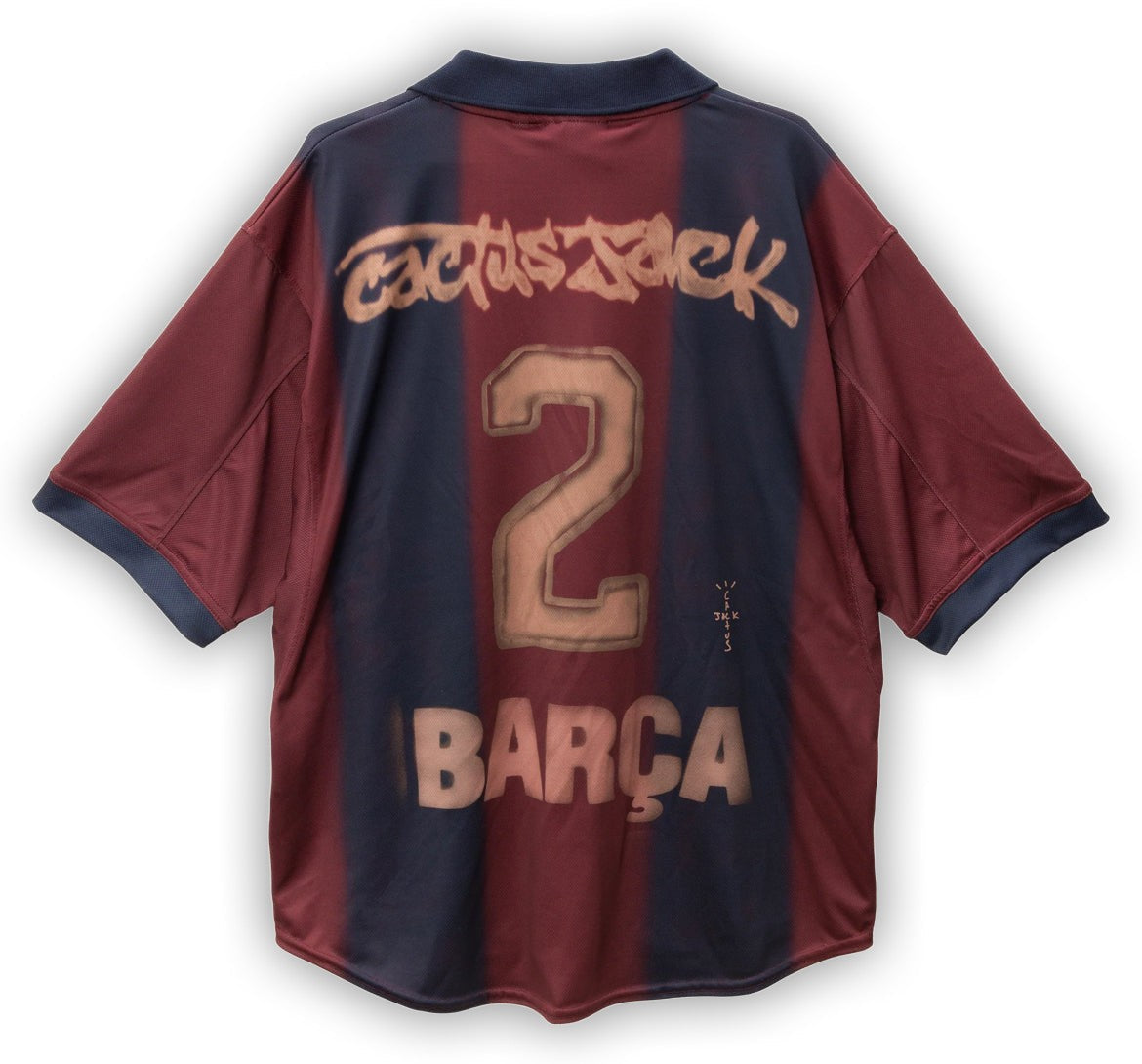 CJ X FC Barcelona Retro 2000/01 Home Skeleton