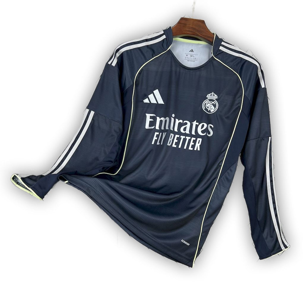 Real Madrid 2025/26 Away Long Sleeve
