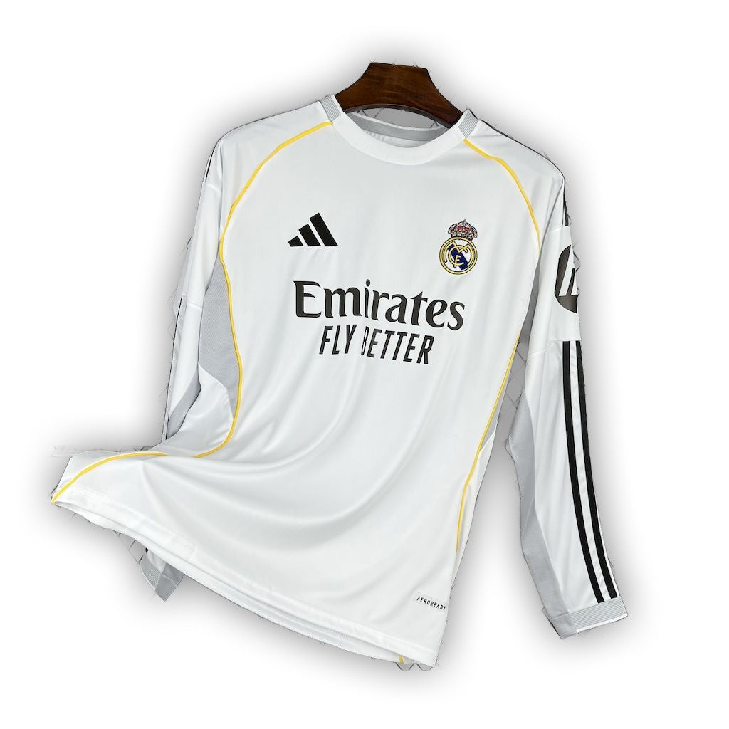 Real Madrid 2025/26 Home Long Sleeve