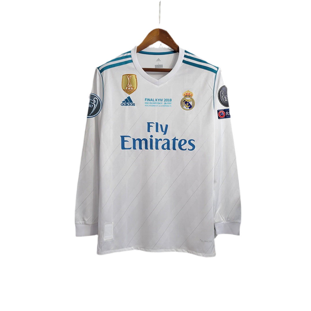 Real Madrid 2017/18 Home Long Sleeve