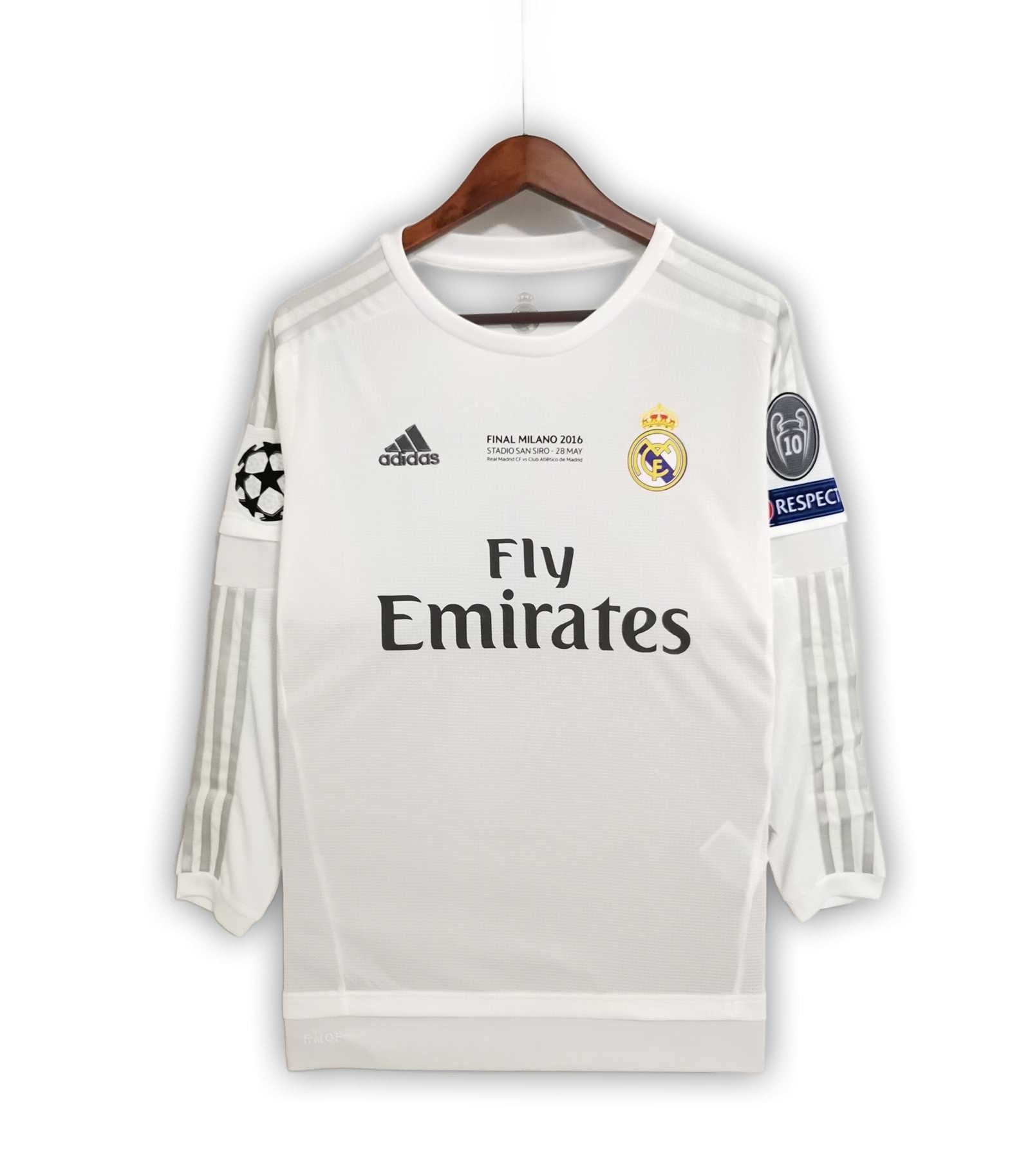 Real Madrid 2015/16 Home Long Sleeve