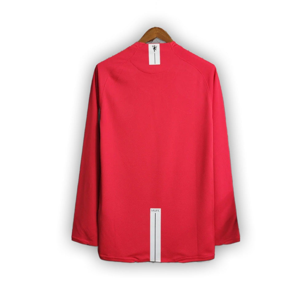 Manchester United 2007/08 Home Long Sleeve