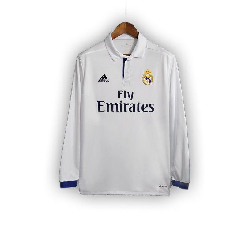 Real Madrid 2016/17 Home Long Sleeve