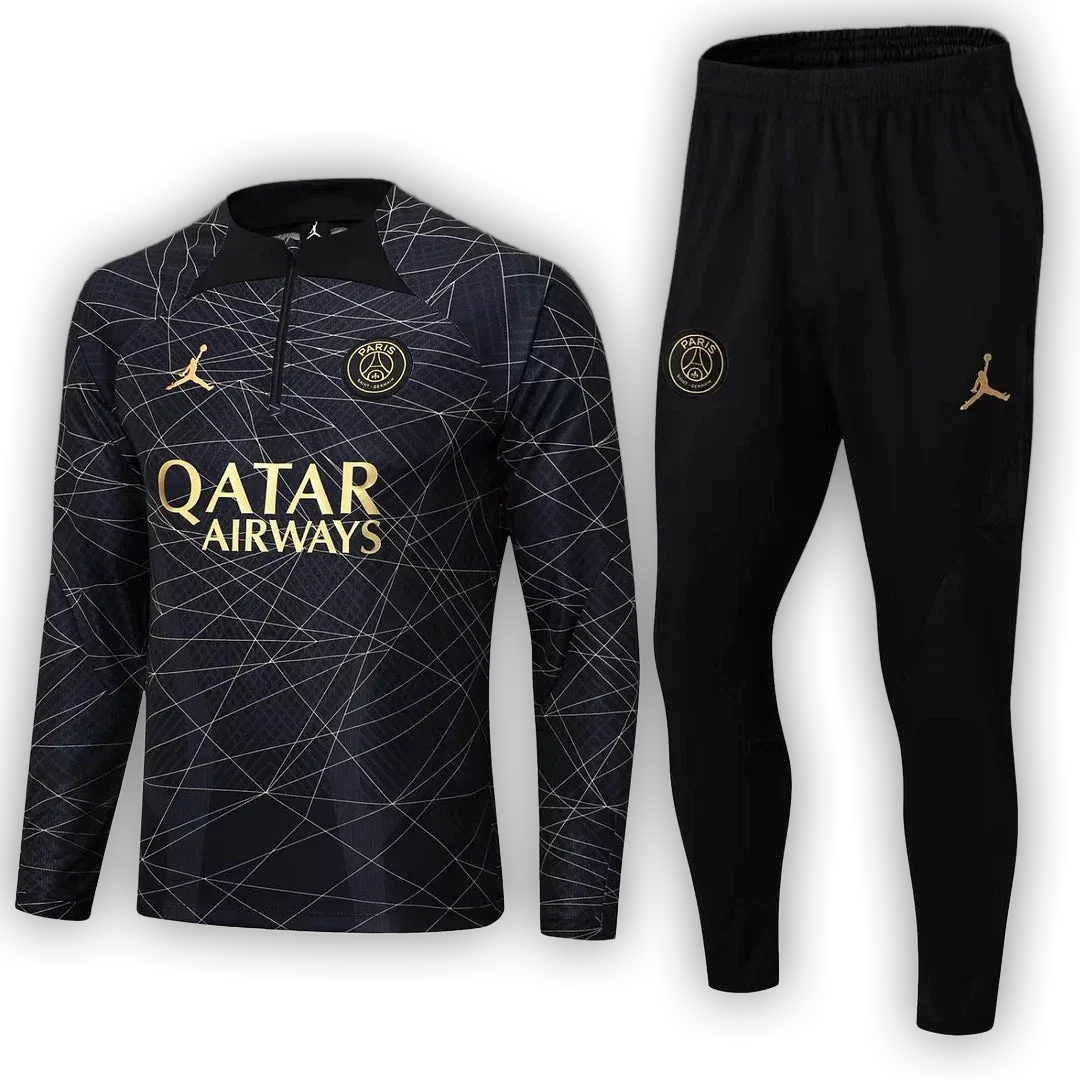 PSG 2023/24 Black Tracksuit