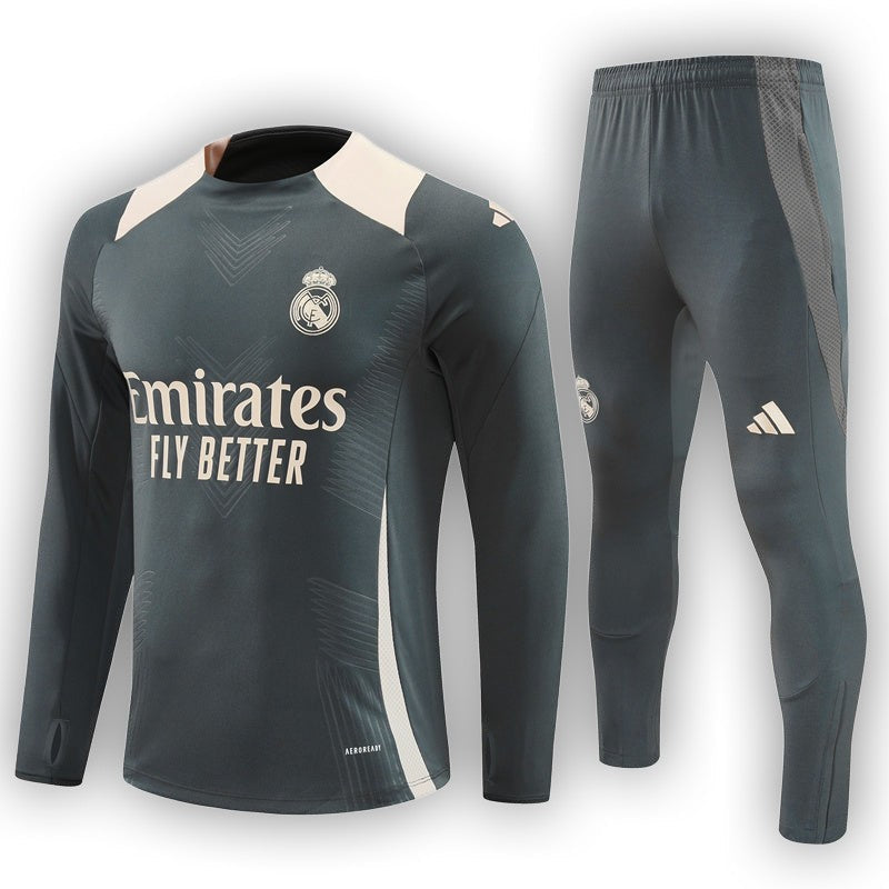 Real Madrid 2024/25 Grey Tracksuit